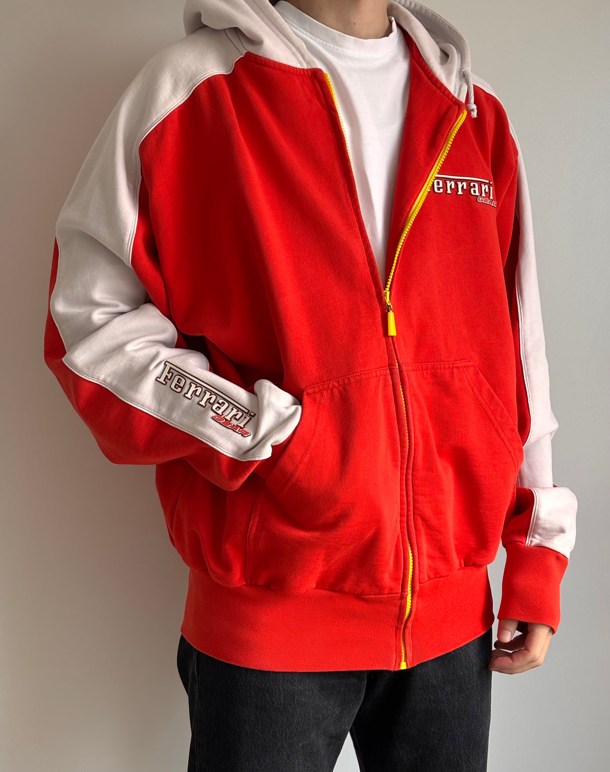 Vintage Ferrari Zipper Hoodie
