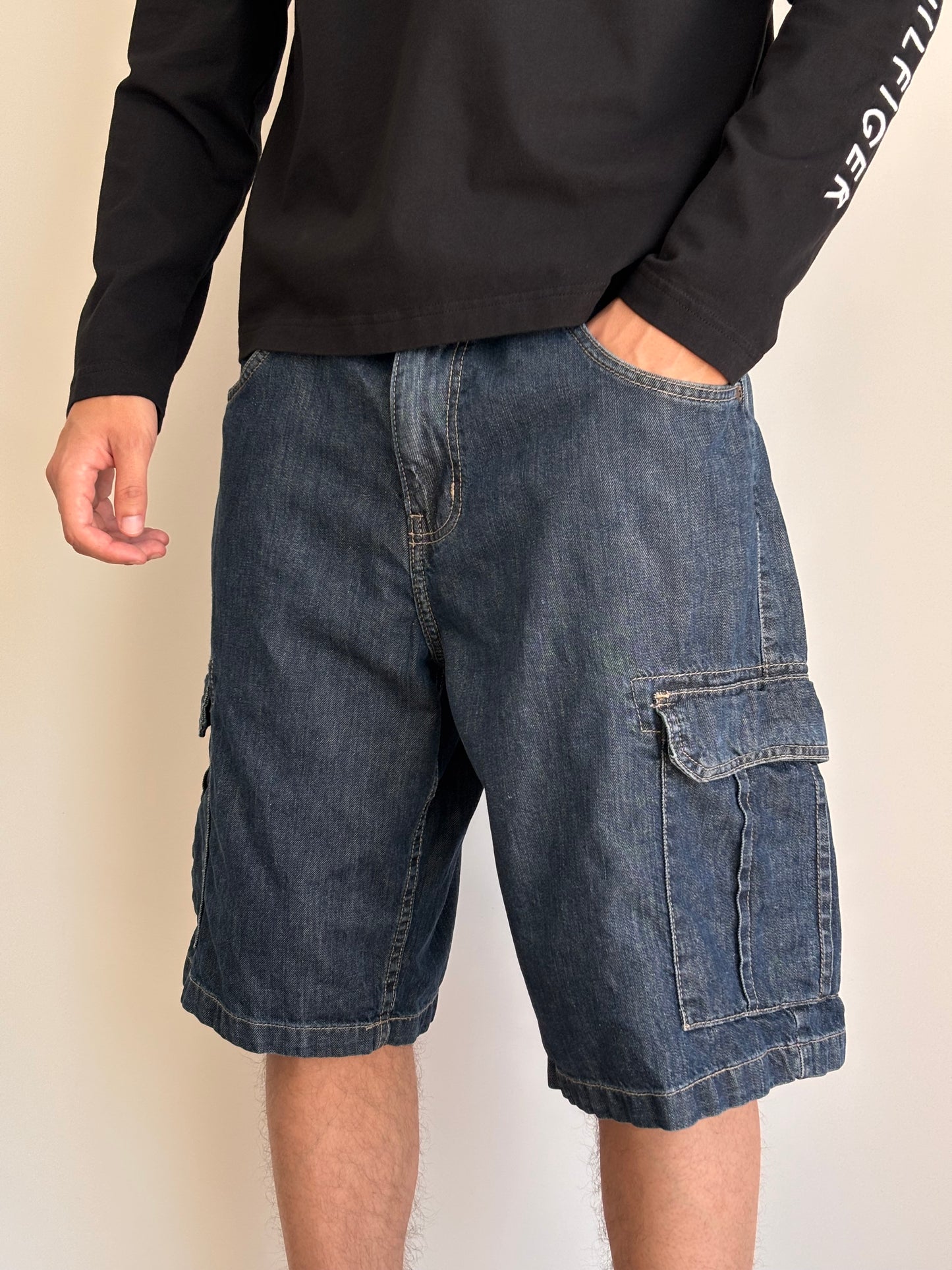 Tommy Denim Cargo Shorts