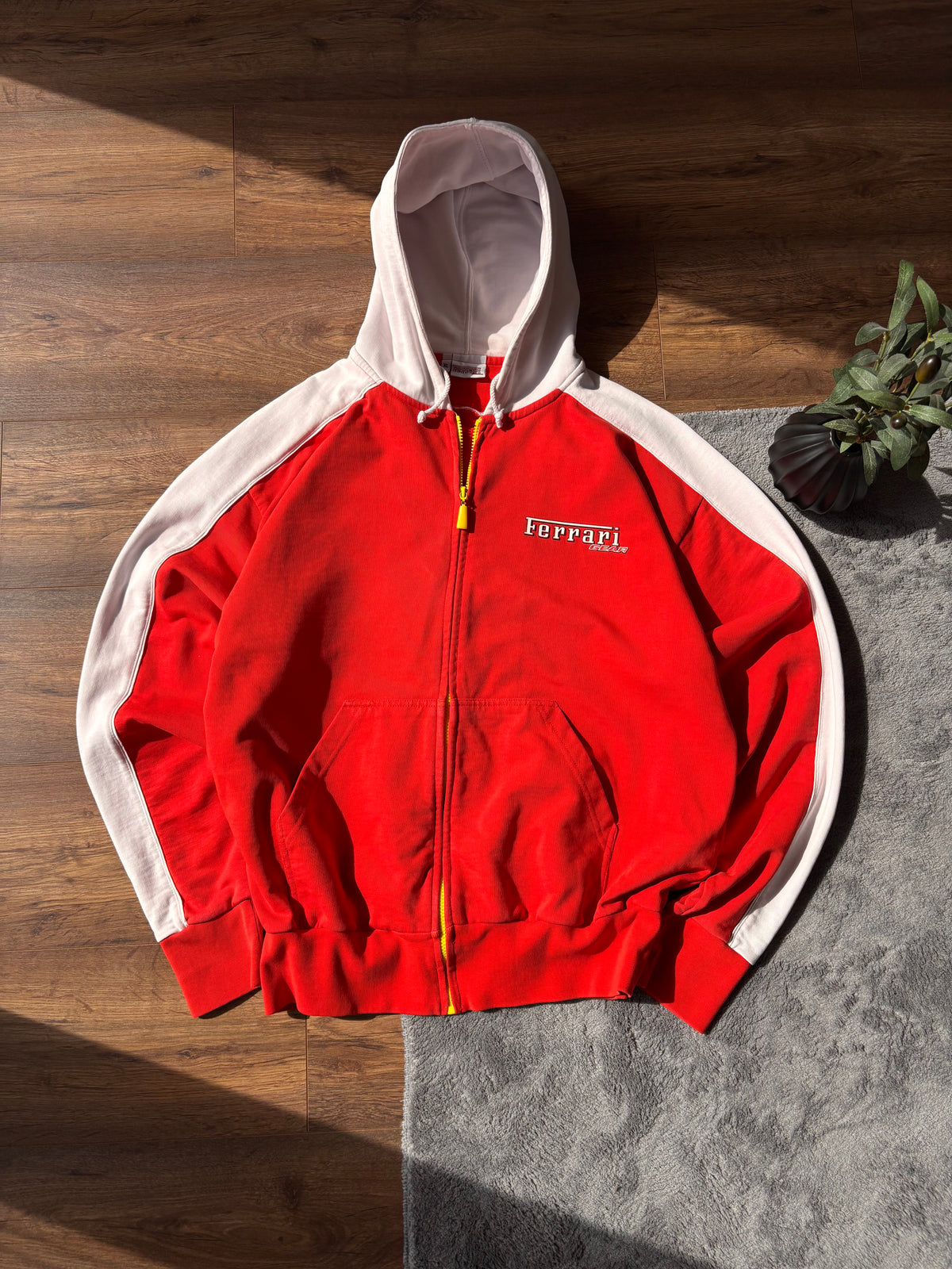 Vintage Ferrari Zipper Hoodie
