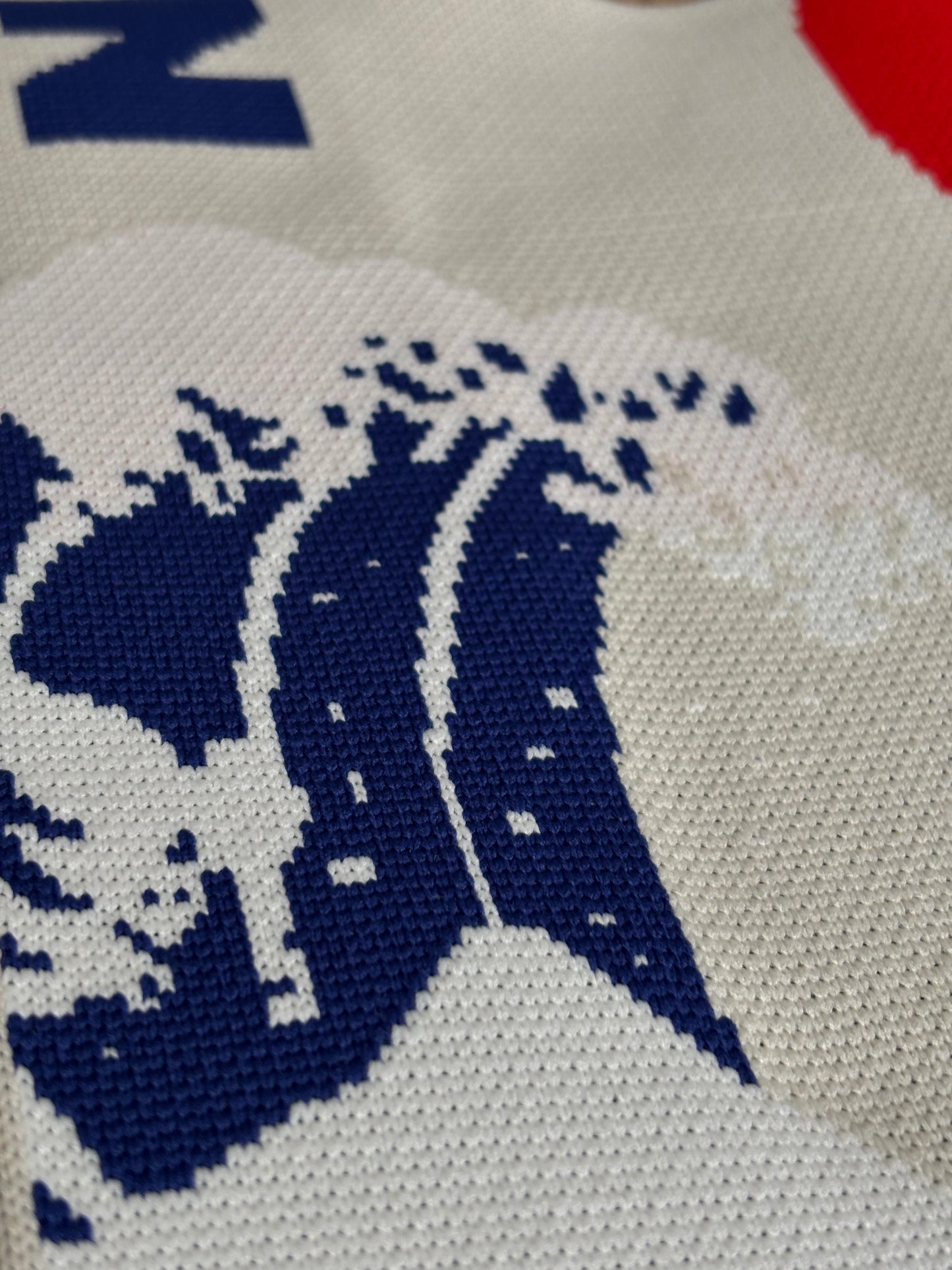 Japan woollen shopping tote bag