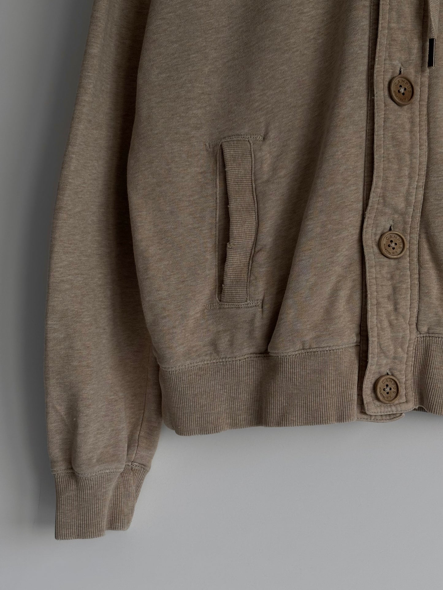 Campus Button Up Hoodie