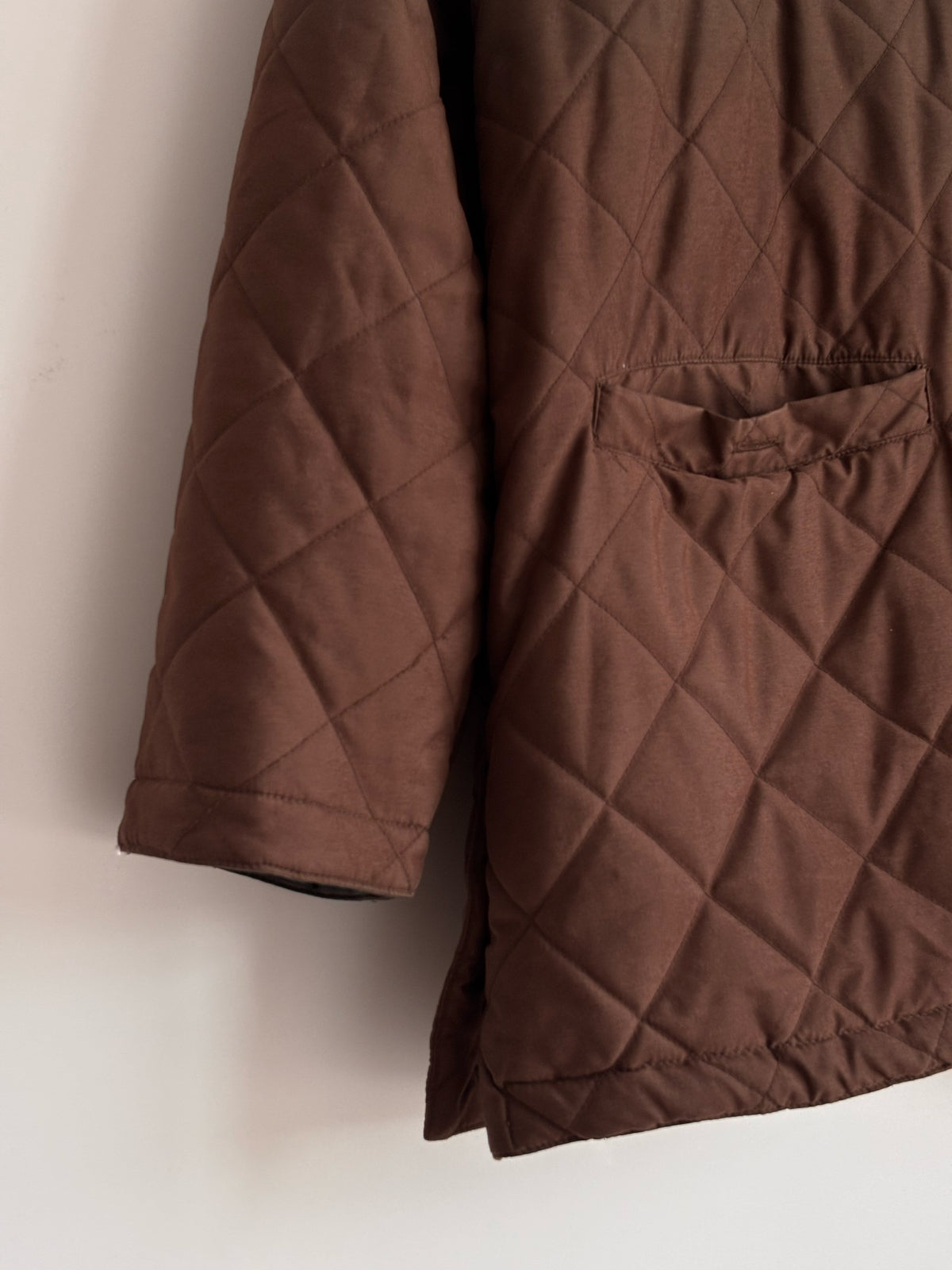 Faicon Diamond Quilted Coat