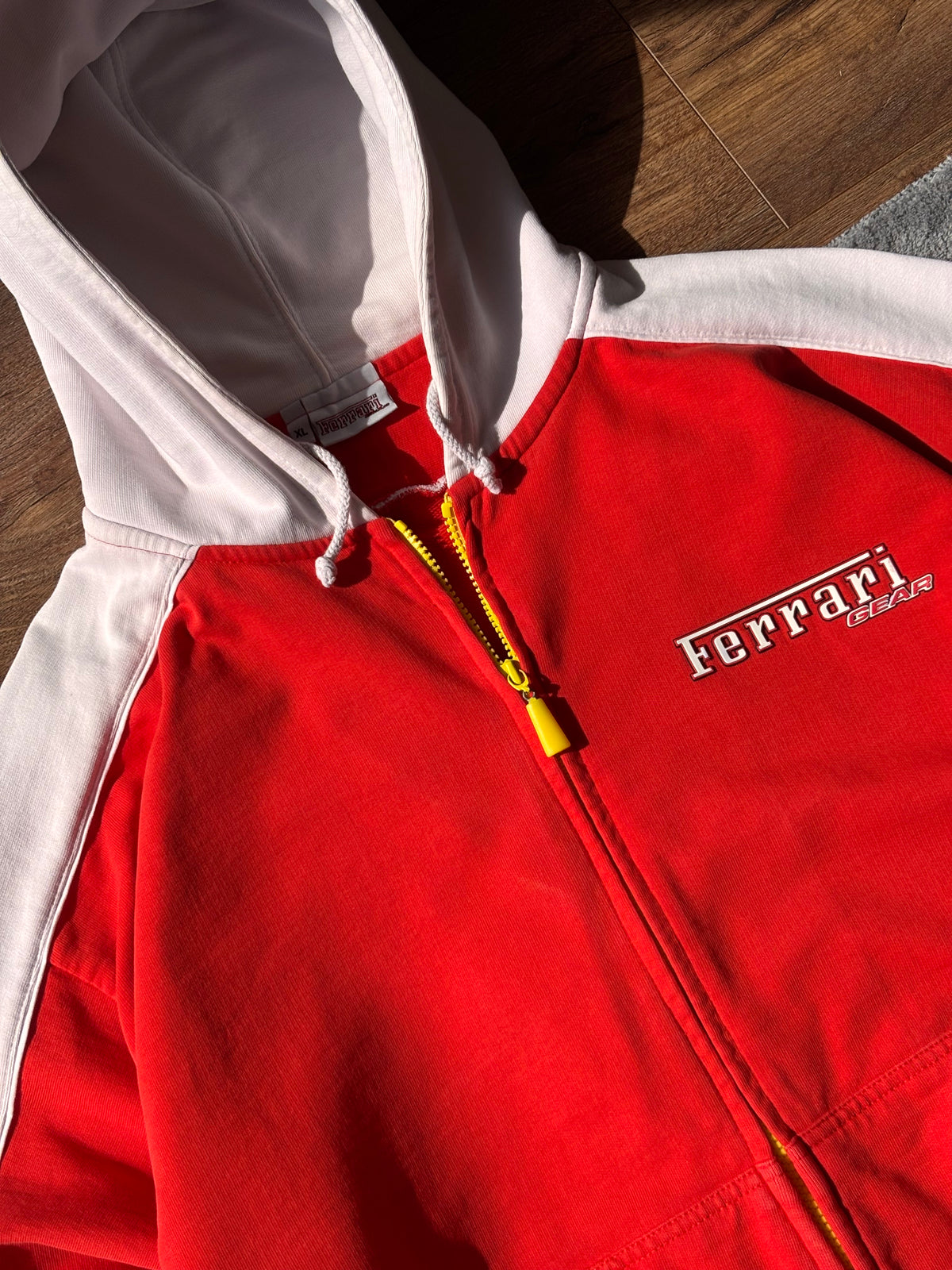 Vintage Ferrari Zipper Hoodie