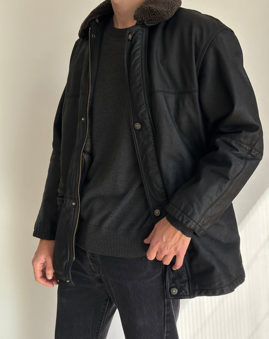 Vintage Leather Coat