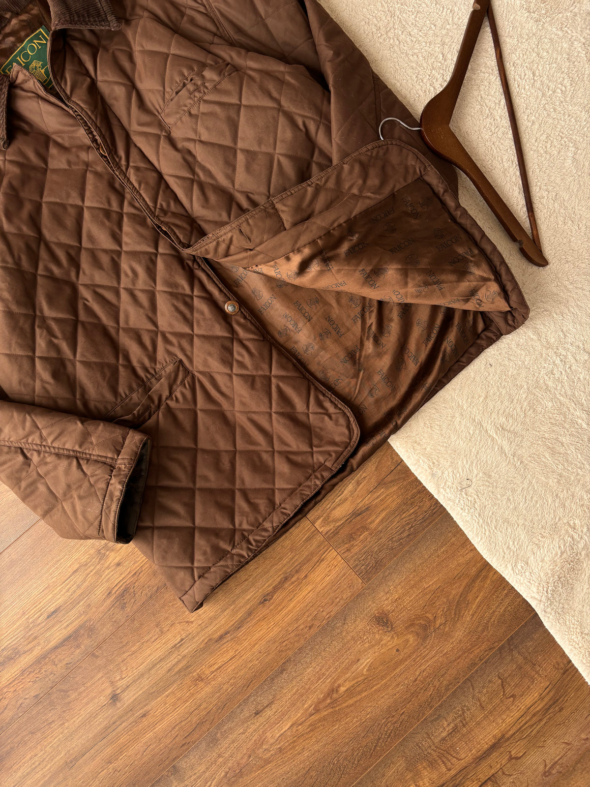 Faicon Diamond Quilted Coat