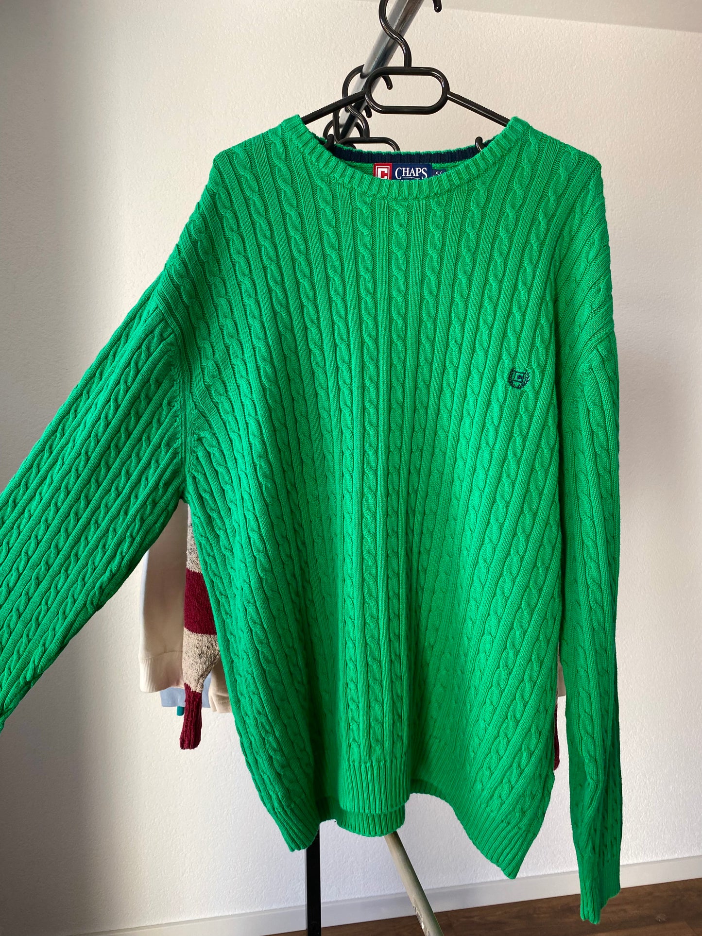 Chaps Green Knitt