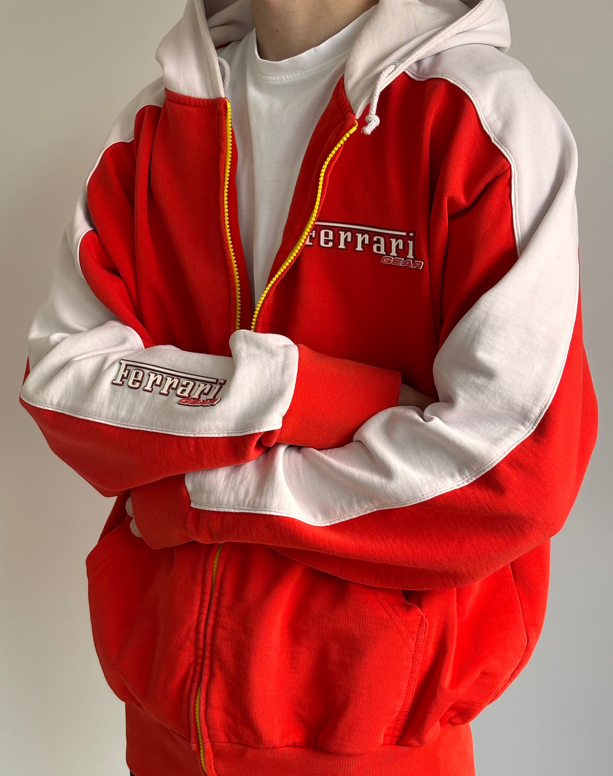 Vintage Ferrari Zipper Hoodie