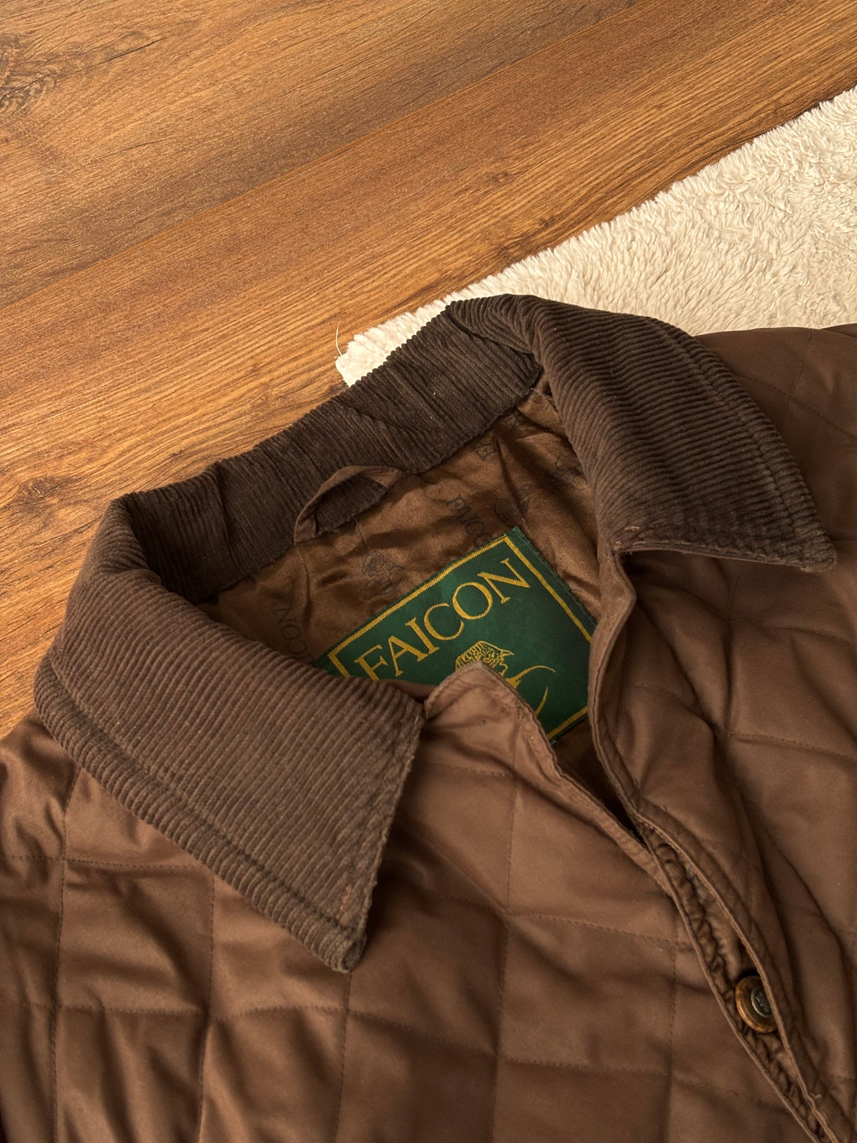 Faicon Diamond Quilted Coat