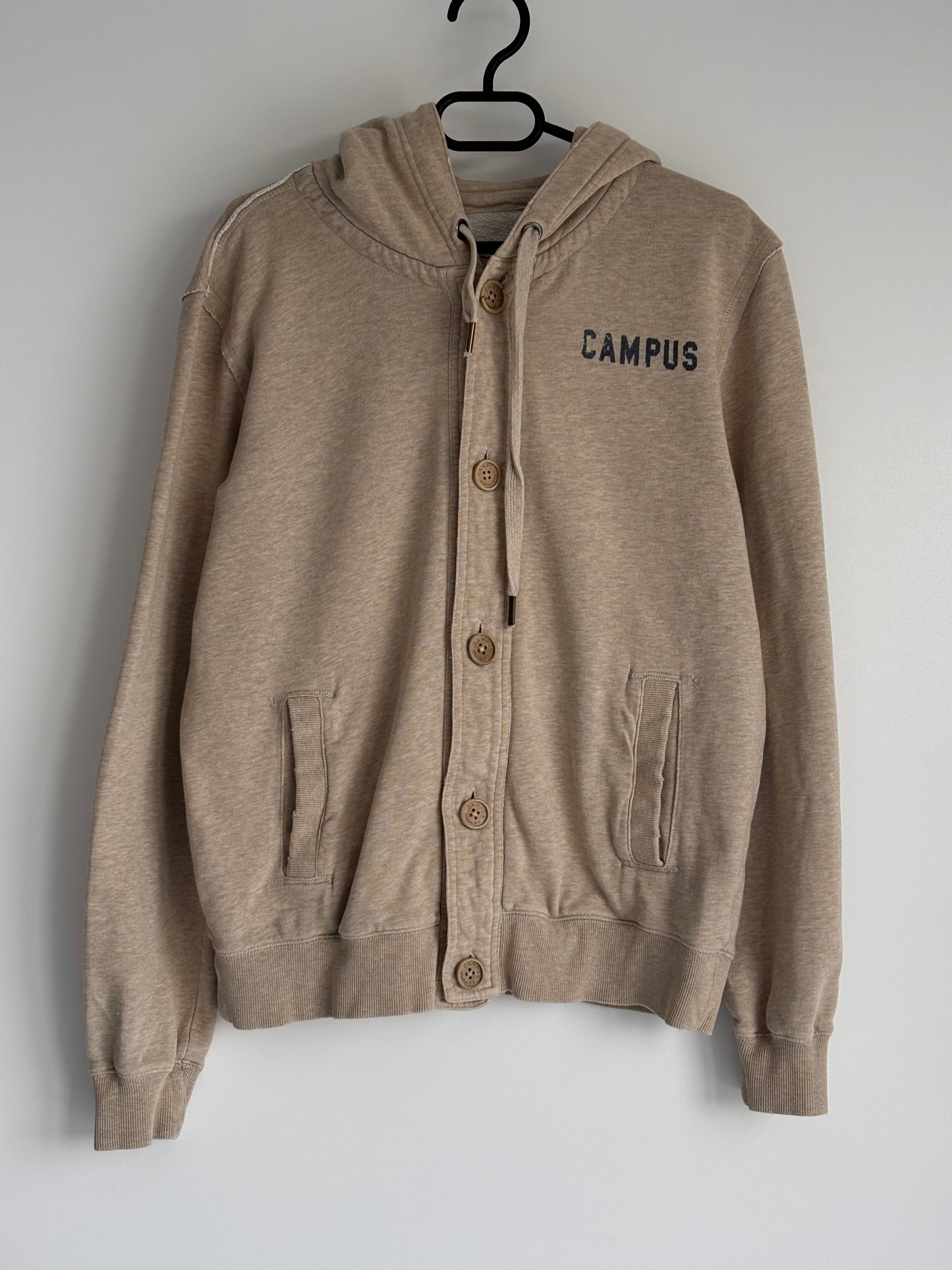 Campus Button Up Hoodie