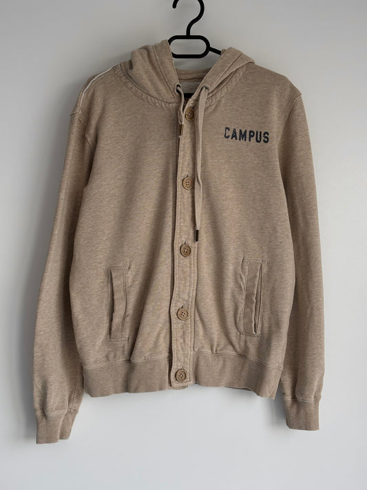 Campus Button Up Hoodie