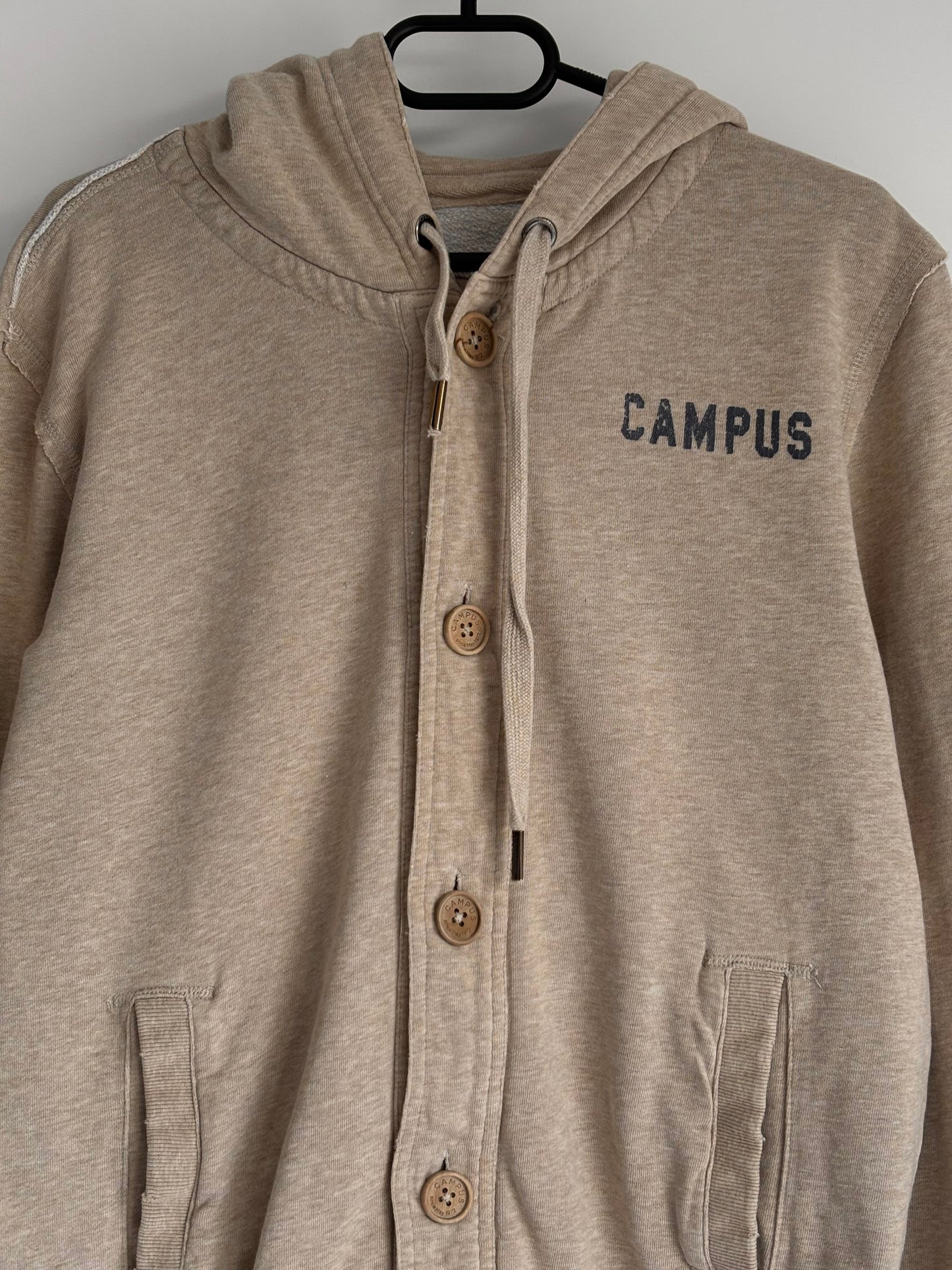 Campus Button Up Hoodie