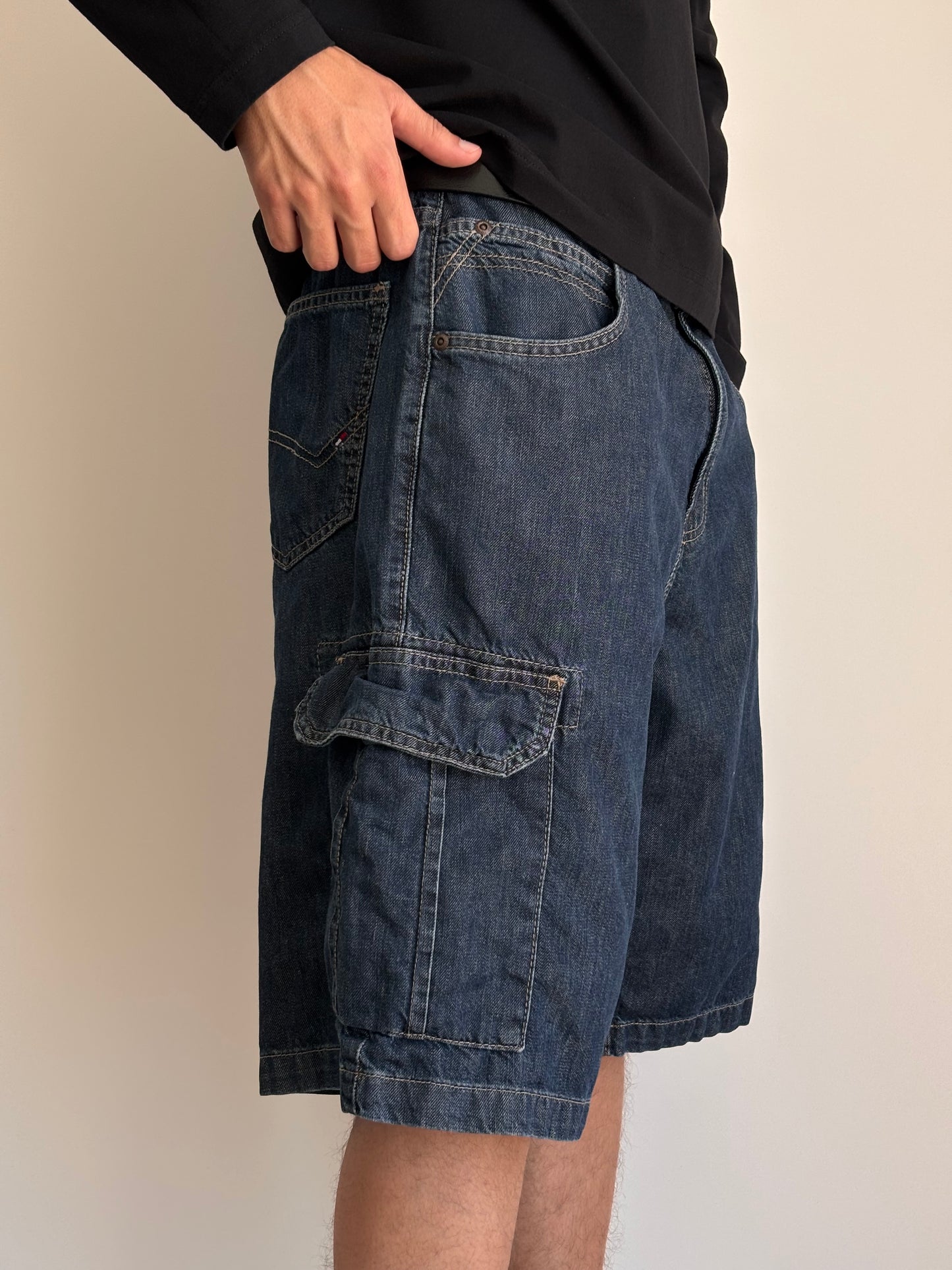 Tommy Denim Cargo Shorts