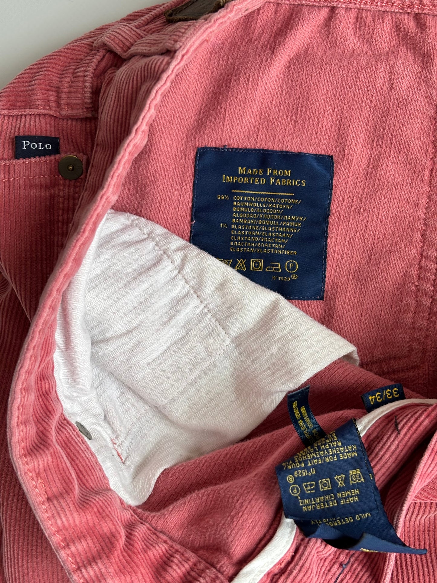 Ralph Lauren Pink Cord