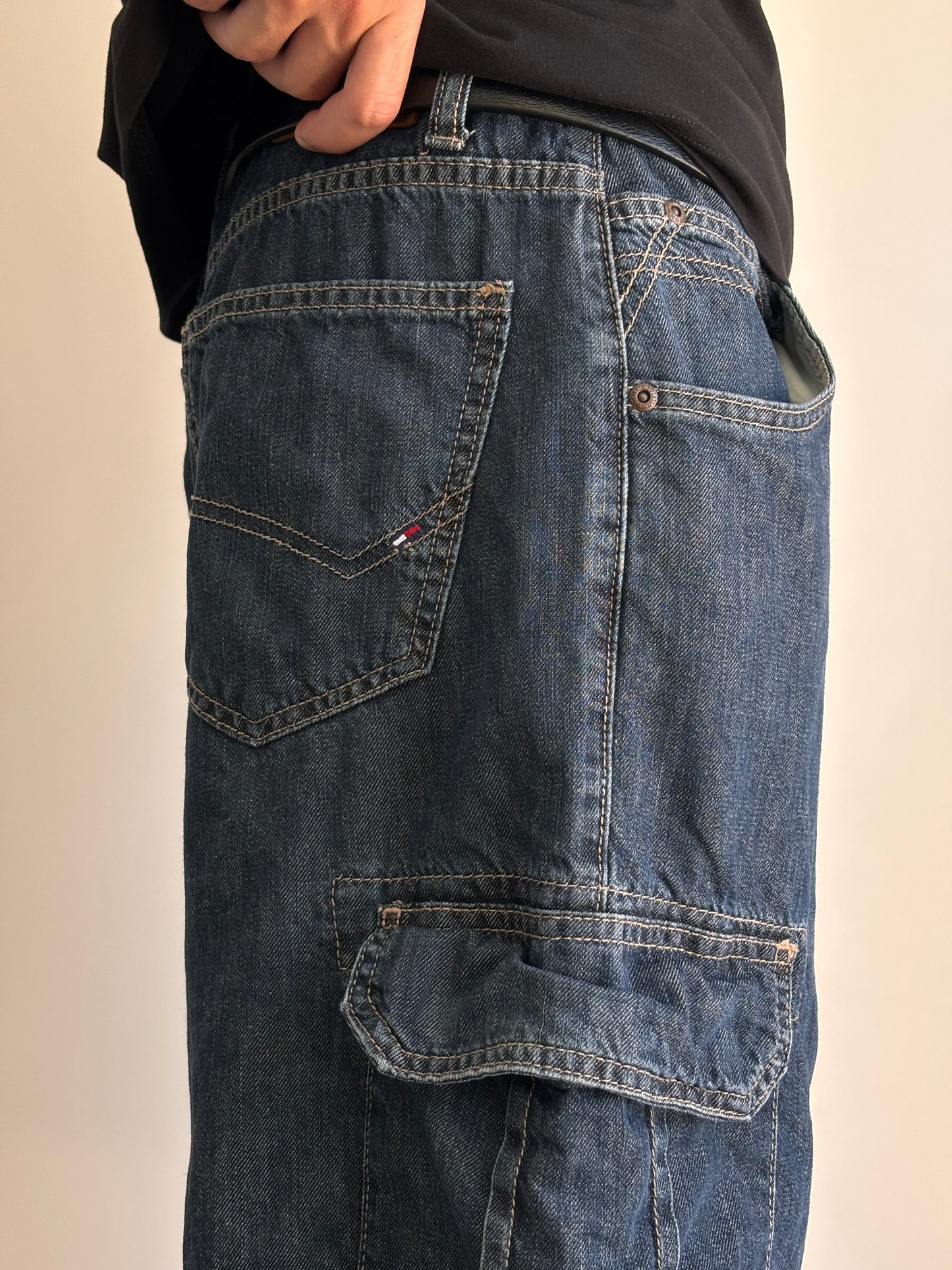 Tommy Denim Cargo Shorts