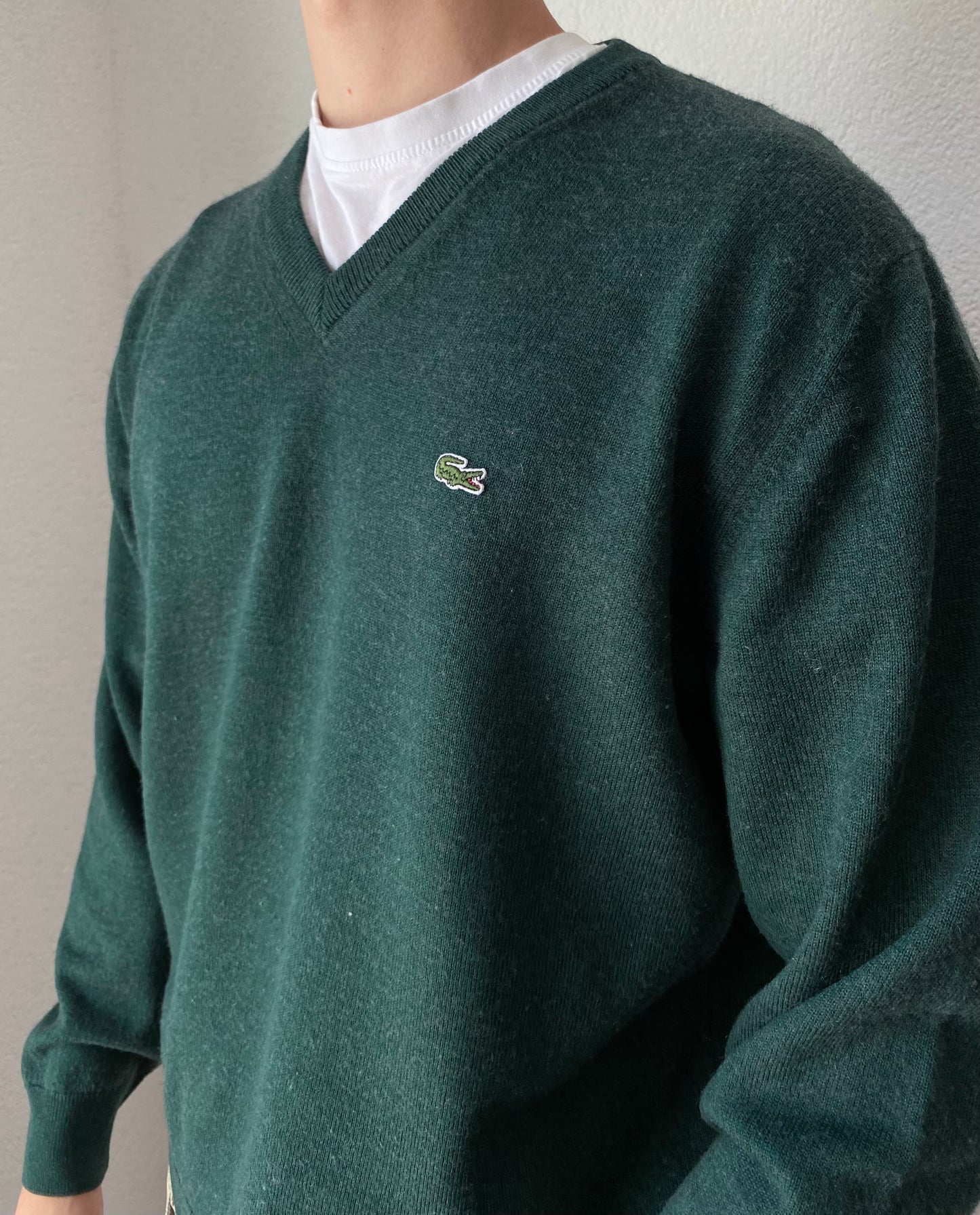 Lacoste Wool V Neck