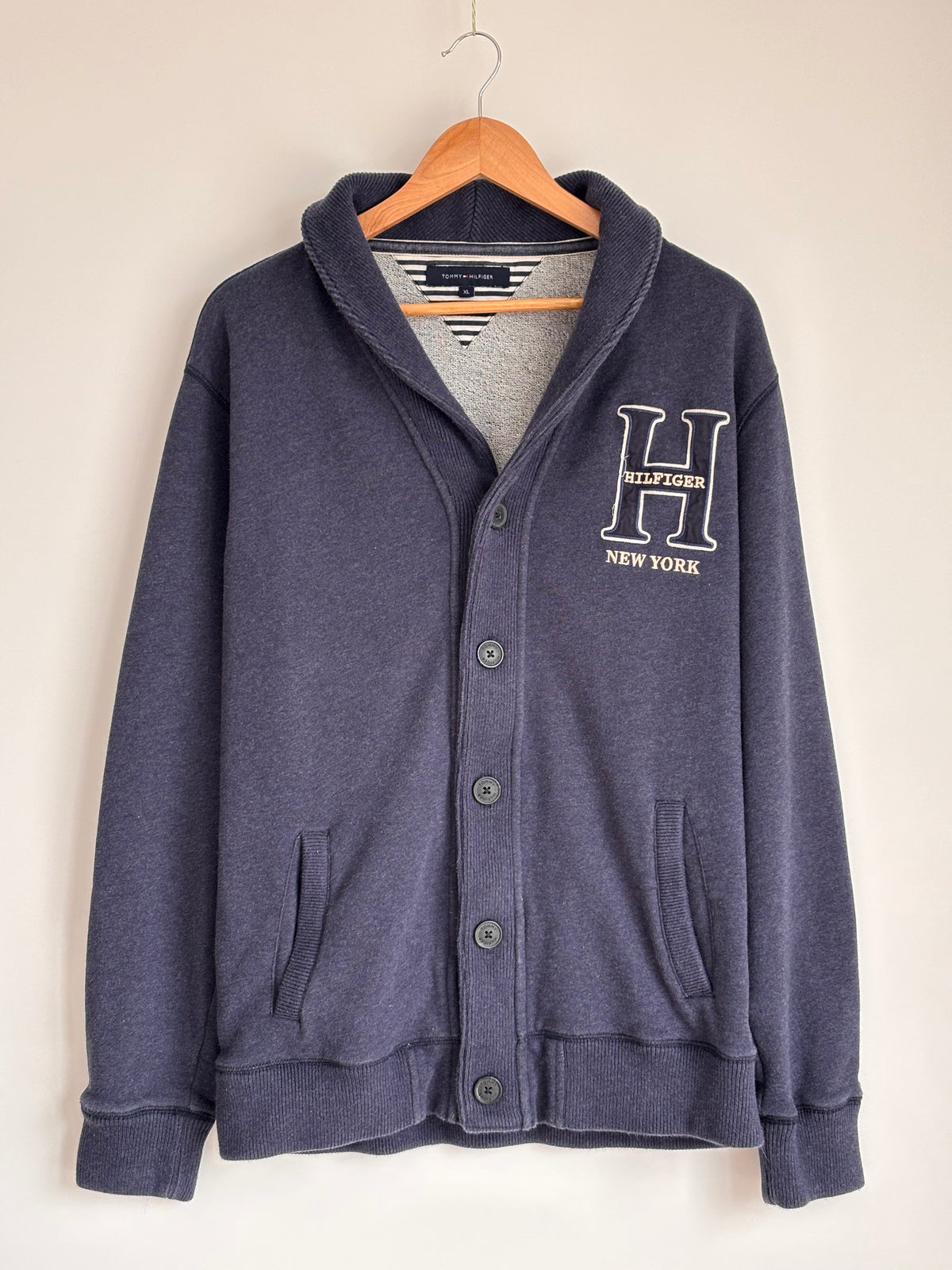 Tommy  Shawl Collar Button Up